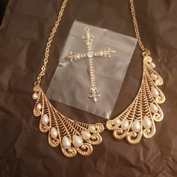 Gold Collar Necklace - 3 for $20 - Picture 3 of 3